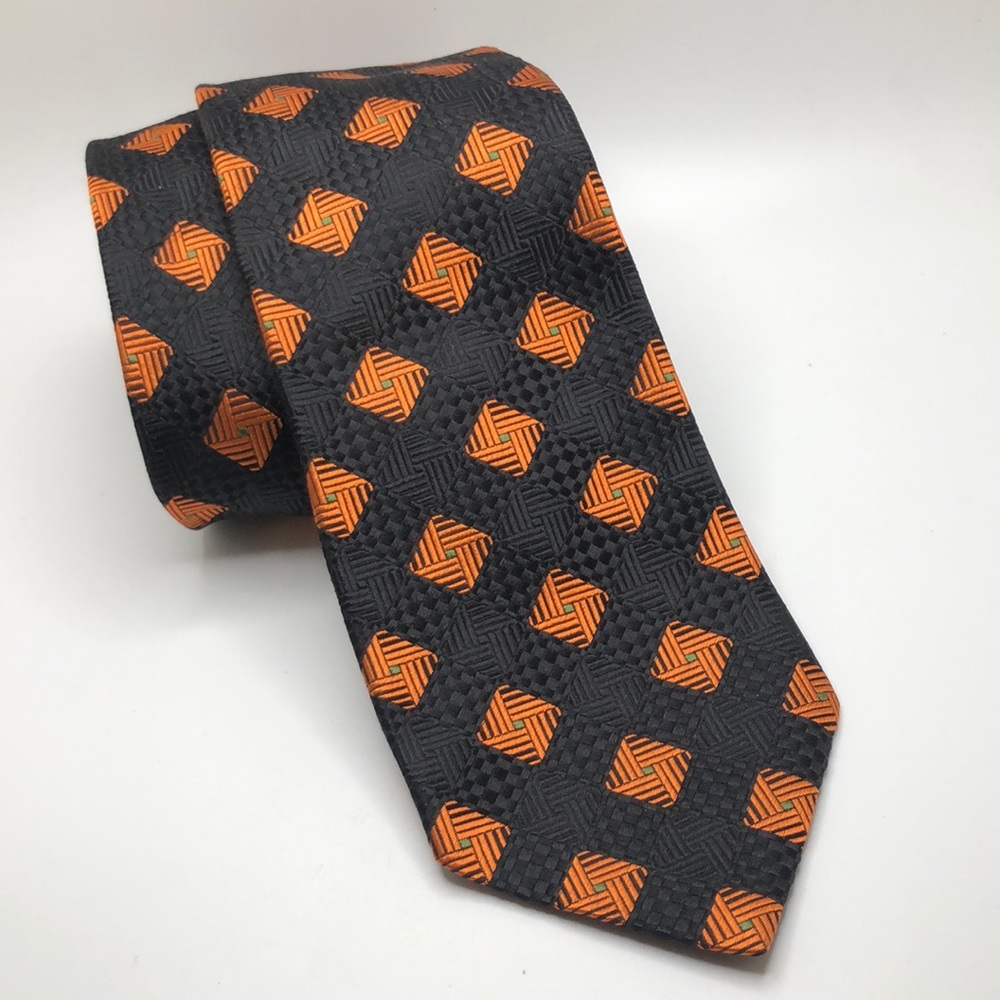 Charvet Place Vendome French high-end Silk Tie. VTG EC